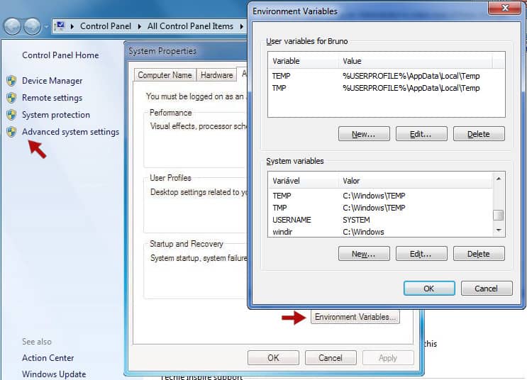 Environment variables. Environment variables Windows. Переменные среды Windows 7. Environmental variables.