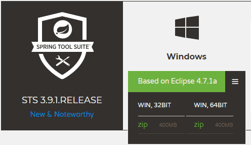 spring tool suite installation windows